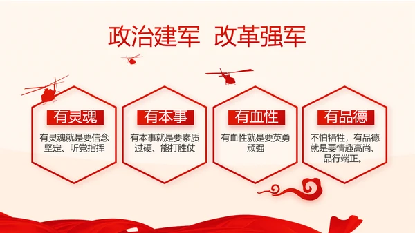 红色大气爱国主义教育班会动态PPT模板