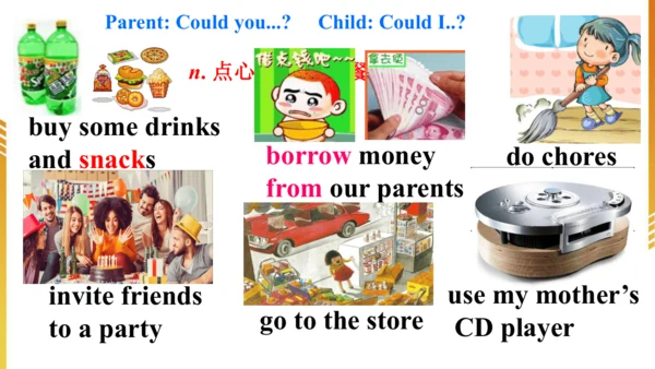 Unit3 Section B (1a-1d) 课件+内嵌音频（人教新目标八下Could you p