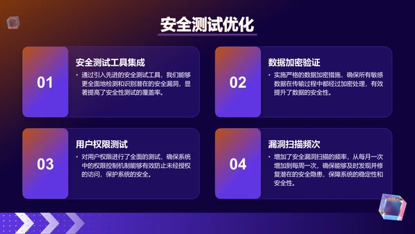 紫色插画风软件测试年终总结PPT模板