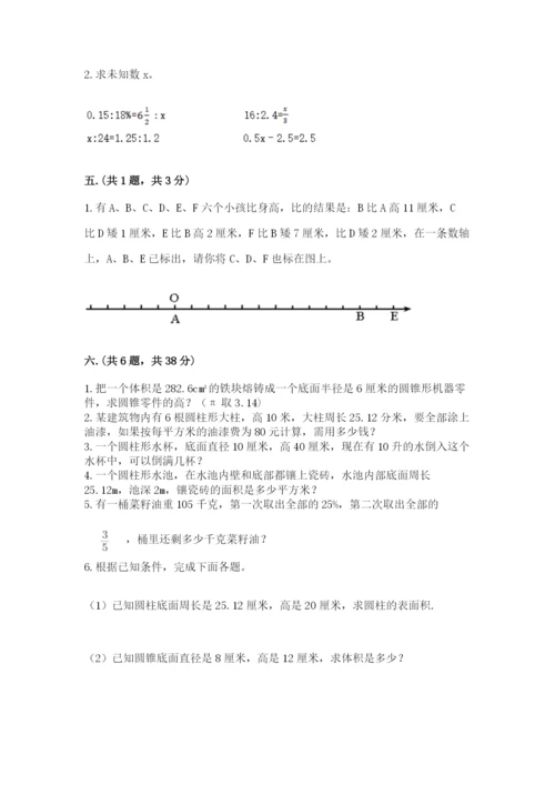 北师大版数学小升初模拟试卷（培优a卷）.docx