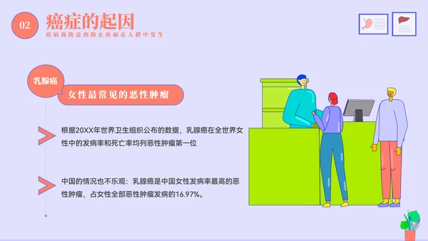 多种疾病的预防和治疗PPT模板