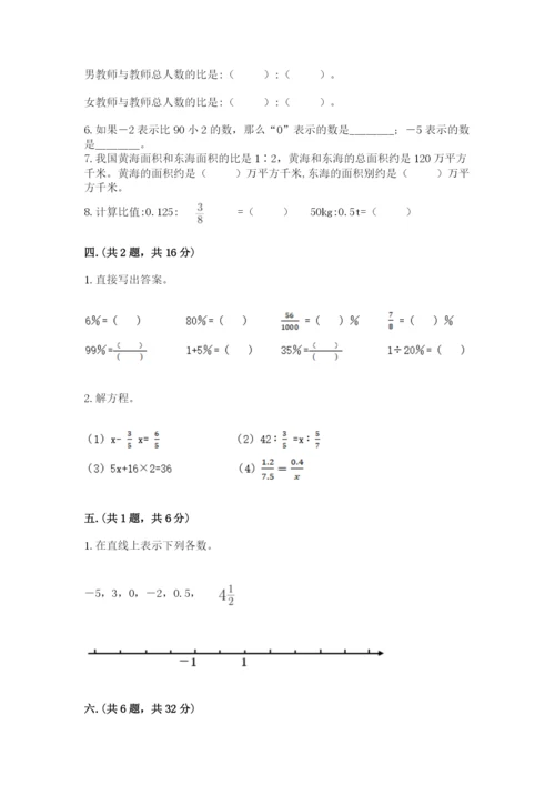 洛阳市小学数学小升初试卷附答案（研优卷）.docx