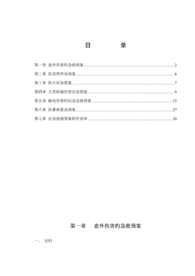 公司优质建筑综合施工应急救援全新预案.docx