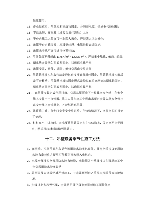 吊篮专项综合标准施工专业方案.docx