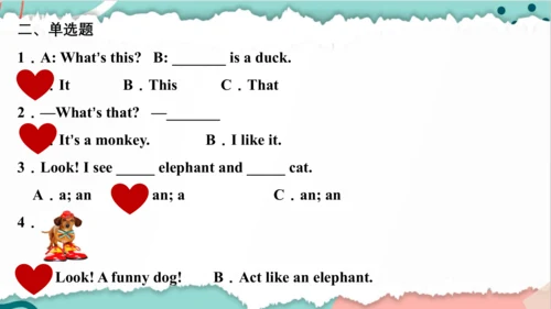 Unit 4 We love animals 复习课件(共44张PPT)