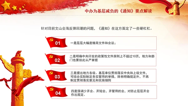 解决形式主义突出问题为基层减负年PPT