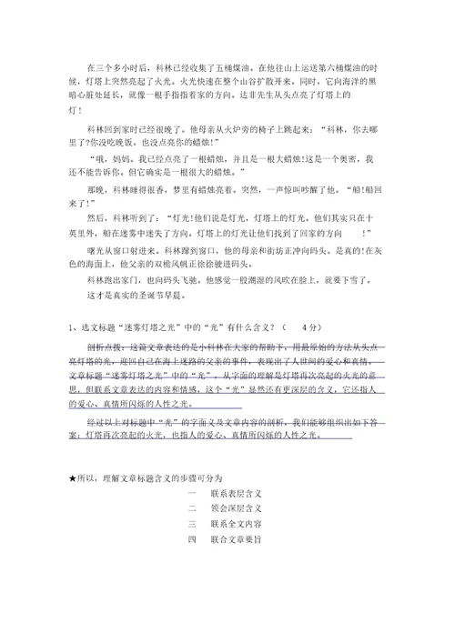 文章标题含义及作用