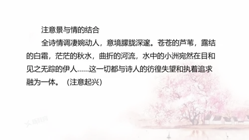第12课 《诗经》二首——蒹葭 课件(共17张PPT)