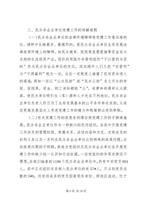 民办非企业党建交流材料.docx