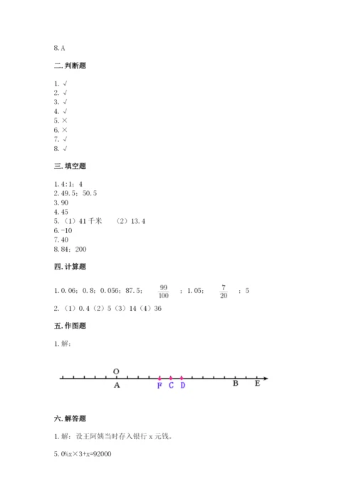 小升初六年级期末试卷含完整答案【易错题】.docx