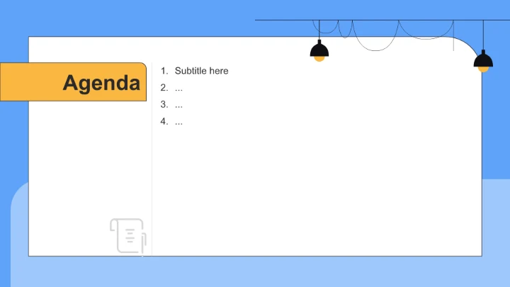 蓝色简约风工作总结PPT主题