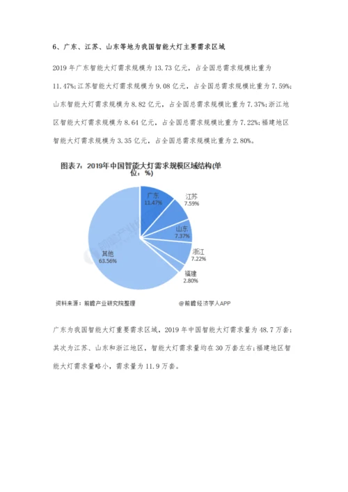 中国智能大灯行业市场需求现状、竞争格局及发展趋势分析-AFS大灯需求超8成.docx