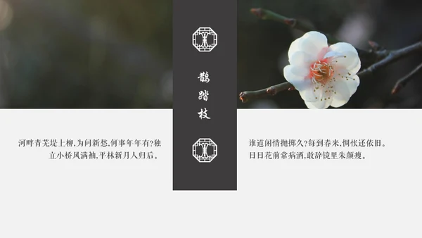 黑白优秀简约中国风古韵通用PPT模板