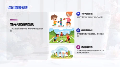 古诗词解析教学PPT模板