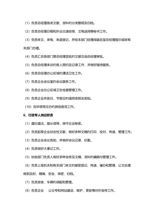 综合管理部岗位职责.docx