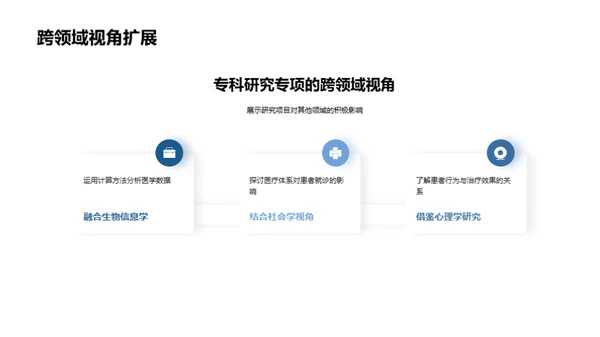 深化专科研究