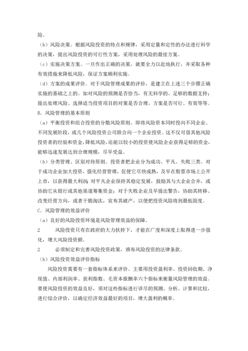 风险投资中的项目风险管理.docx
