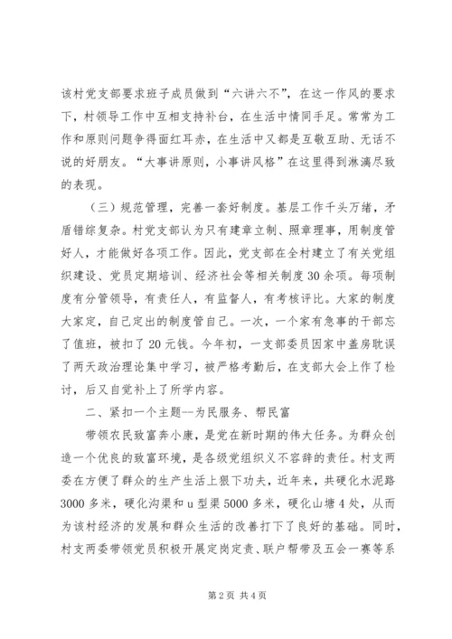 村党支部市级先进推荐材料 (4).docx