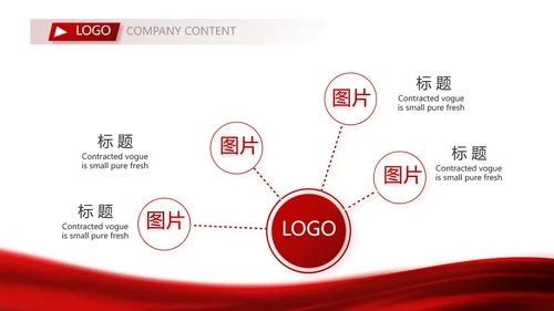 红色大气公司企业宣传简介介绍PPT