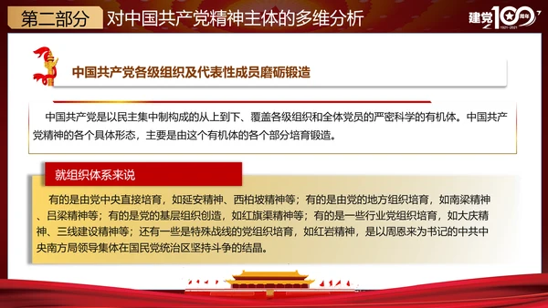 党的精神谱系党史教学教育ppt模板