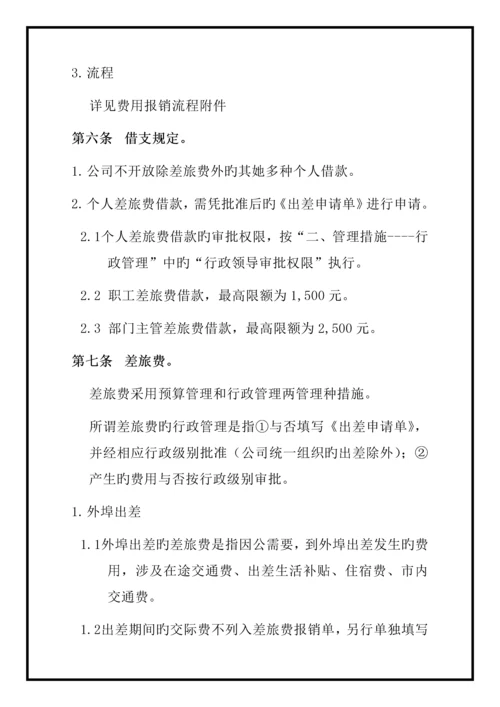 公司费用财务管理新版制度.docx