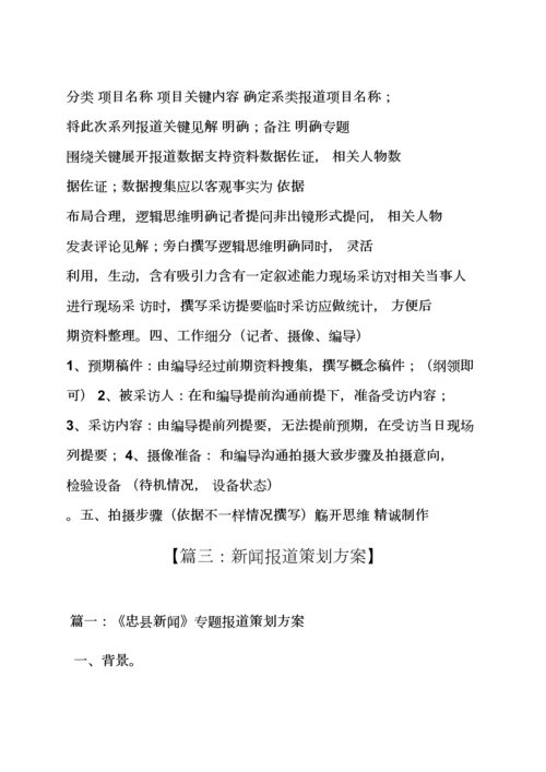 专业策划书之新闻报道专业策划案例.docx