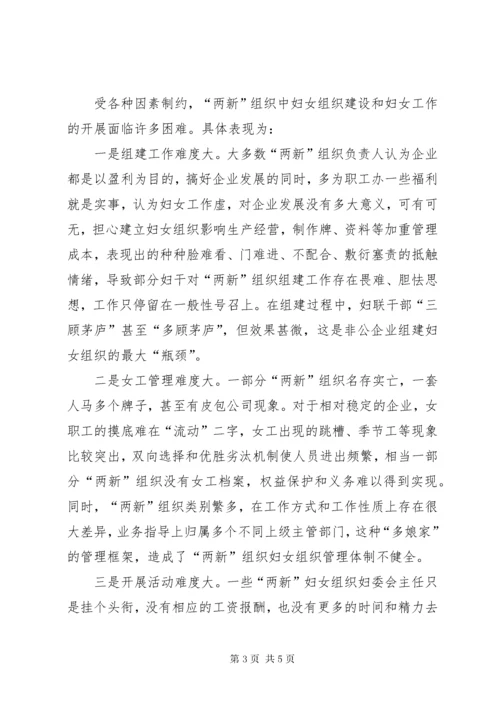 3关于两新组织中妇女组织建设情况的调研报告.docx