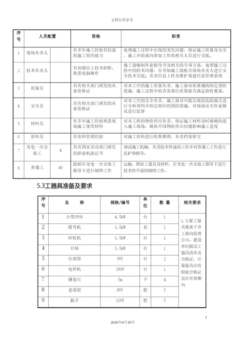 电容器安装施工方案.docx