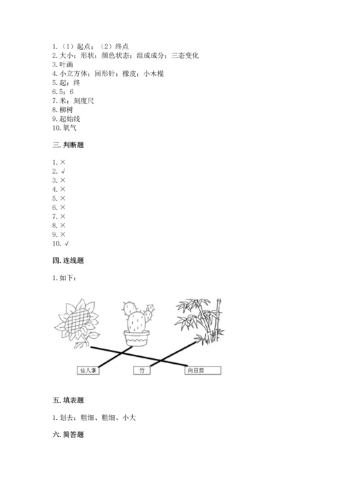 教科版小学一年级上册科学期末测试卷及参考答案【巩固】.docx