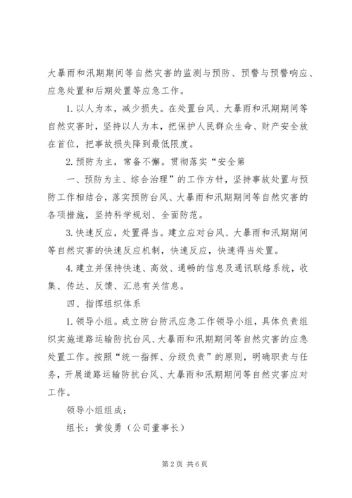 防台防汛应急处置行动方案 (4).docx