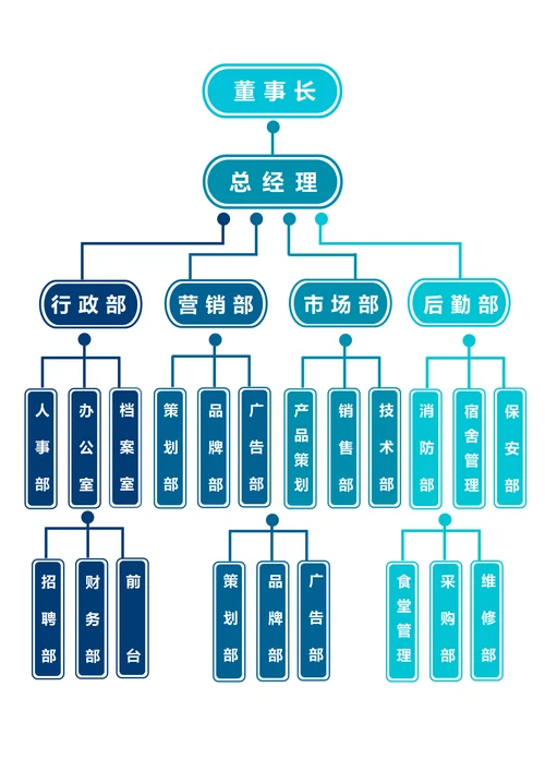 公司组织架构图简单实用