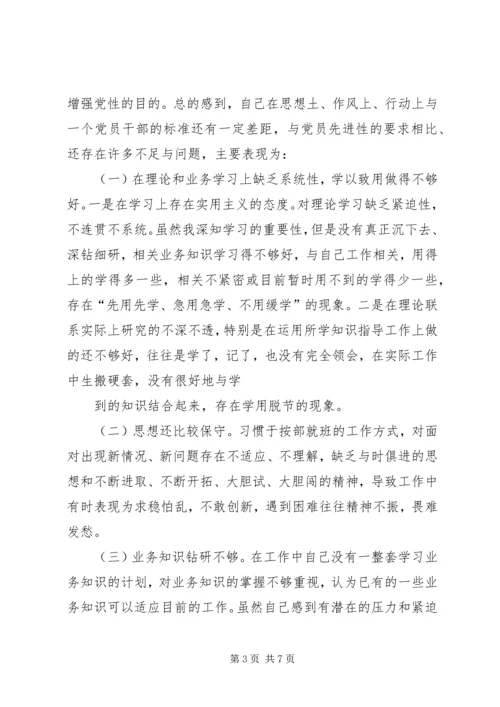 年青党员的党性分析材料.docx