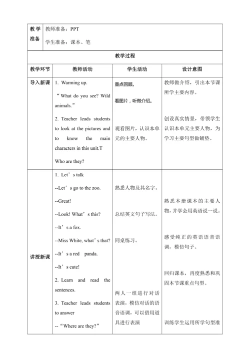 【核心素养】人教版英语三年级上册-U3 PB  Let's talk & Play with han