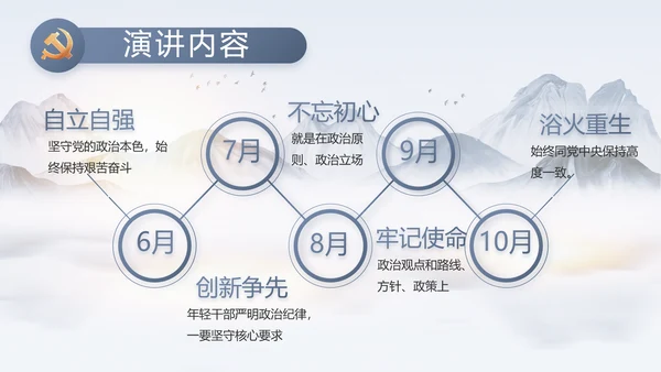 大气党风廉政建设工作总结动态PPT