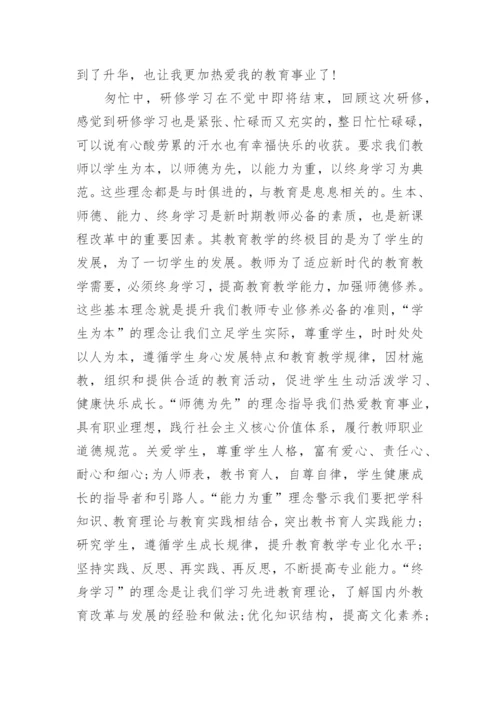 网络研修教师学习心得体会.docx