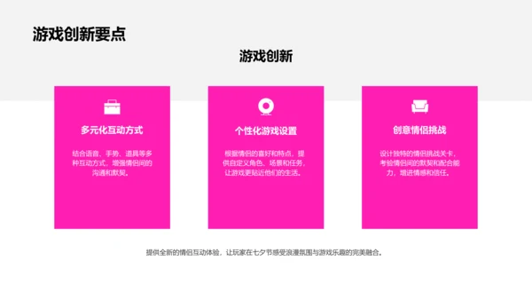 七夕情侣游戏亮点PPT模板