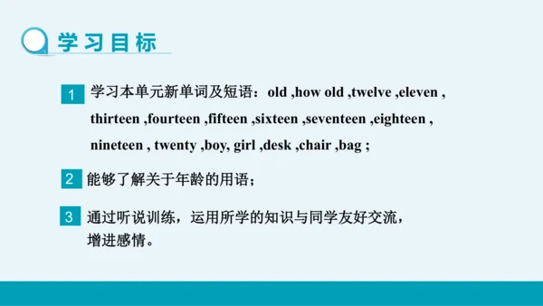 【轻松备课】外研版初中英语七年级上Starter Module 2 Unit 3教学课件