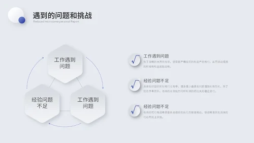 简约微粒体个人述职报告工作汇报自我介绍ppt模板