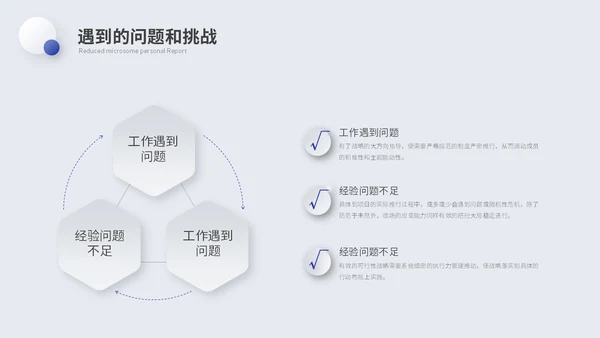 简约微粒体个人述职报告工作汇报自我介绍ppt模板