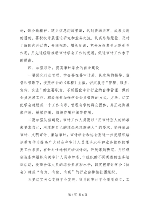 内部审计协会成立大会上讲话.docx