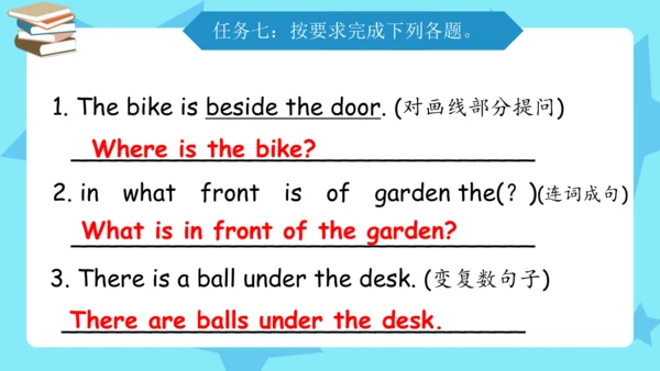 Unit 5 There is a big bed 复习课件（词组+句型+语音+语法+写作指导）