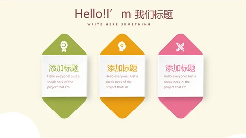 大气彩色大脑思维动态PPT