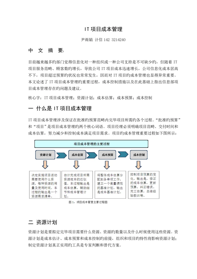 IT项目成本管理.docx