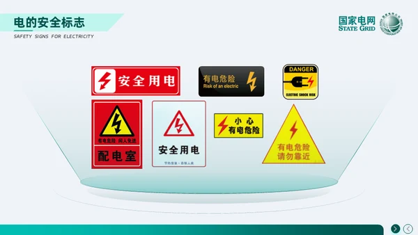 安全用电 你我同行_国家电网电力通用PPT模板
