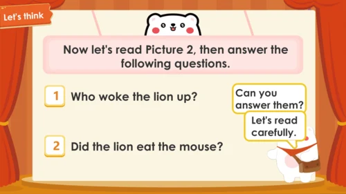 Unit 1 The lion and the mouse Period1（课件(共49张PPT)
