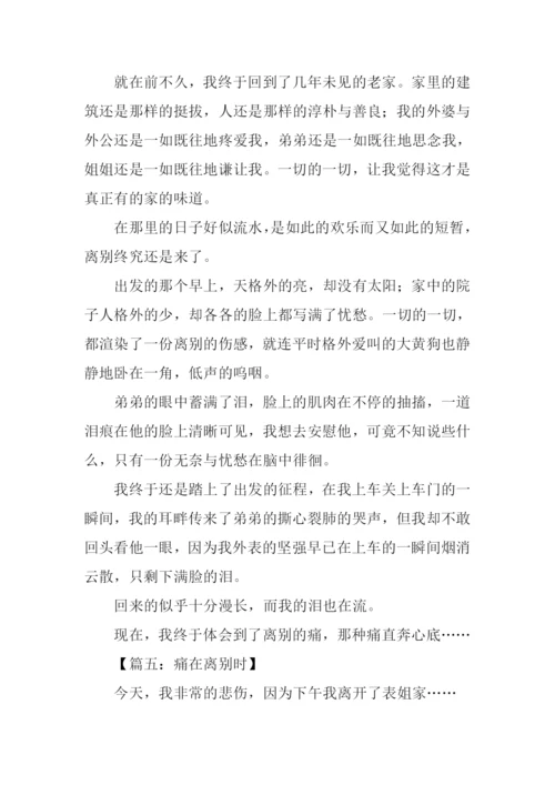 离别的痛作文.docx