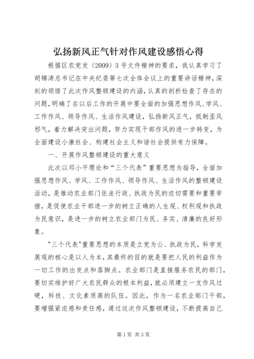 弘扬新风正气针对作风建设感悟心得 (3).docx