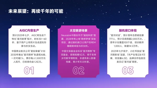 梅红色中国风七夕文化星河鹊影传千年PPT模板