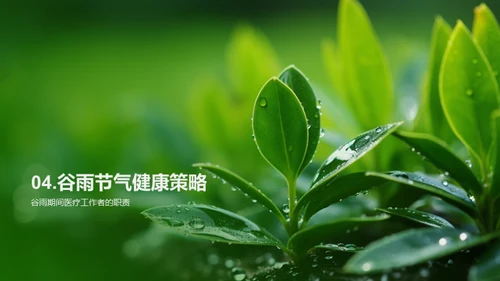 谷雨时节，保健之道