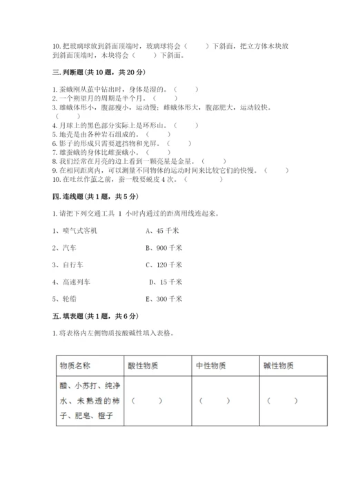 教科版科学三年级下册期末测试卷及参考答案（培优b卷）.docx